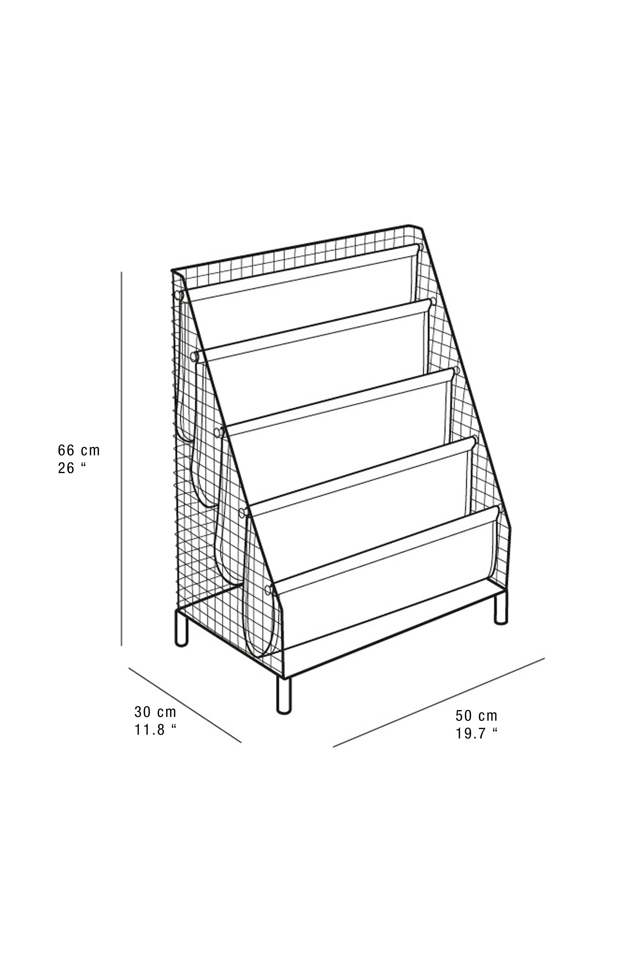 KIDS’ METAL BOOKSHELF